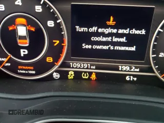 2017 Audi A4 Prestige with VIN WAUFNAF41HN052762, listed as a Copart auction lot 78366894 with 109,391 mi miles and Salvage Title. Bid and sale history available at carsss.com. Image 9.