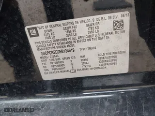 2014 Chevrolet Silverado 1500 LT with VIN 3GCPCREC0EG134619, listed as a IAAI auction lot 41536498 with 165,227 mi miles. Bid and sale history available at carsss.com. Image 9.