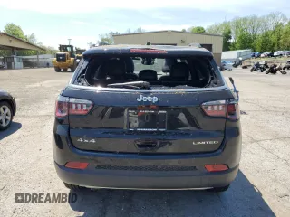 2023 Jeep Compass (RED) Edition with VIN 3C4NJDCN9PT562557, listed as a Copart auction lot 56187915 with 15,637 mi miles and Salvage title. Bid and sale history available at DreamBid. Image 6.