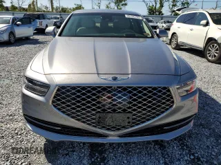 2022 Genesis G90 5.0L Ultimate with VIN KMTF54PH0NU096101, listed as a Copart auction lot 49155155 with 24,673 mi miles and Salvage Title. Bid and sale history available at carsss.com. Image 5.