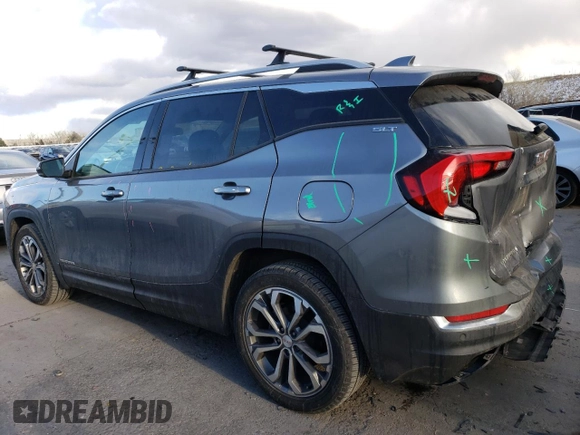 2020 GMC Terrain SLT with VIN 3GKALVEX6LL345320, listed as a Copart auction lot 84639284 with 57,412 mi miles and Salvage Title. Bid and sale history available at DreamBid. Image 2.