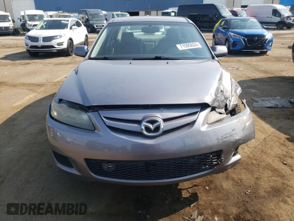 2007 Mazda 6 S Sport VE with VIN 1YVHP80D775M07725, listed as a Copart auction lot 71595624 with 107,165 mi miles and Clean Title. Bid and sale history available at DreamBid. Image 5.
