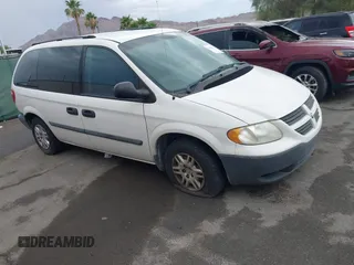 2005 Dodge Caravan SE with VIN 1D4GP25R65B329135, listed as a IAAI auction lot 42654106 with 161,612 mi miles and . Bid and sale history available at DreamBid. Image 1.