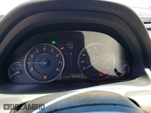 2012 Honda Crosstour EX-L with VIN 5J6TF2H59CL008344, listed as a Copart auction lot 55391184 with 202,052 mi miles and Salvage Title. Bid and sale history available at carsss.com. Image 9.