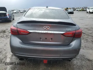 2020 Infiniti Q50 3.0t LUXE with VIN JN1EV7AP3LM203637, listed as a Copart auction lot 48579525 with 79,647 mi miles and Salvage Title. Bid and sale history available at carsss.com. Image 6.