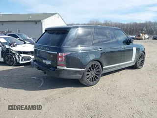 2017 Land Rover Range Rover with VIN SALGW3FE0HA330415, listed as a IAAI auction lot 41503447 with 128,104 mi miles and . Bid and sale history available at DreamBid. Image 4.
