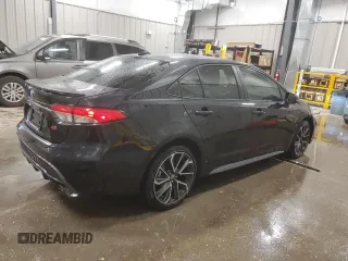 2021 Toyota Corolla SE with VIN JTDM4MCE3MJ065154, listed as a Copart auction lot 76926904 with 23,811 mi miles and Salvage Title. Bid and sale history available at carsss.com. Image 3.