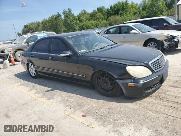 2004 Mercedes-Benz S 500 with VIN WDBNG84JX4A417661, listed as a Copart auction lot 68915494 with Not Provided miles and Non Repairable. Bid and sale history available at DreamBid. Image 4.