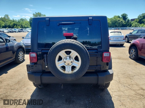 2013 Jeep Wrangler Sport with VIN 1C4AJWAG8DL693145, listed as a Copart auction lot 65591835 with 93,313 mi miles and Salvage title. Bid and sale history available at DreamBid. Image 6.
