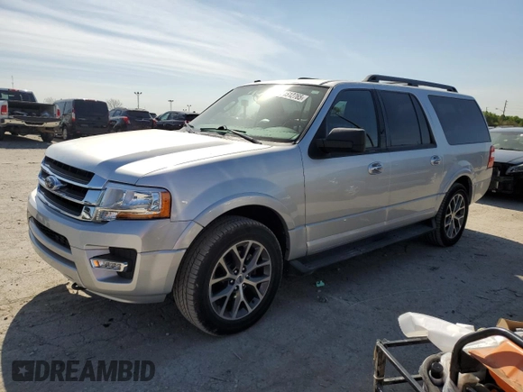 2016 Ford Expedition Max XLT with VIN 1FMJK1JT7GEF28916, listed as a Copart auction lot 54512765 with 124,957 mi miles and Salvage title. Bid and sale history available at DreamBid. Image 1.