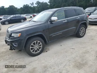 2014 Jeep Grand Cherokee Limited z VIN 1C4RJFBG3EC496158, wystawiony jako Copart lot #61225185 z przebiegiem 133 309 mil mil oraz Szkoda całkowita • Salvage title. Historia ofert i sprzedaży dostępna na DreamBid. Obrazek 1.
