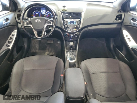 2016 Hyundai Accent Sport with VIN KMHCU5AE7GU272021, listed as a Copart auction lot 65738234 with 125,465 mi miles and Salvage Title. Bid and sale history available at carsss.com. Image 8.