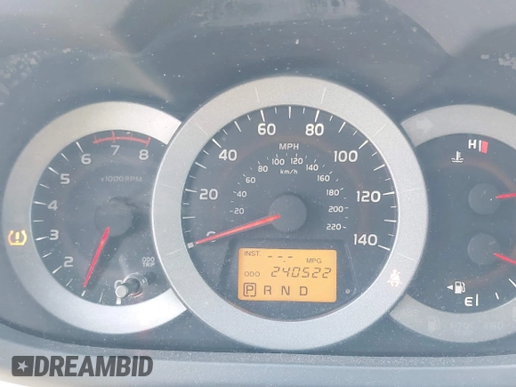 2010 Toyota RAV4 with VIN 2T3JF4DV5AW080814, listed as a IAAI auction lot 42085143 with 240,522 mi miles. Bid and sale history available at carsss.com. Image 15.
