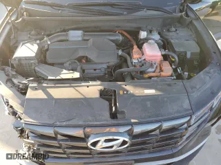 2022 Hyundai Tucson Hybrid Blue with VIN KM8JBCA13NU025820, listed as a Copart auction lot 48681075 with 0 mi miles and Salvage Title. Bid and sale history available at carsss.com. Image 13.
