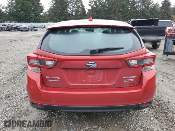2021 Subaru Impreza Special Sports with VIN 4S3GTAJ62M1700939, listed as a Copart auction lot 46286945 with 35,361 mi miles and Salvage title. Bid and sale history available at DreamBid. Image 6.