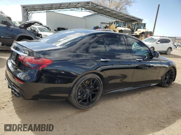 2023 Mercedes-Benz E 53 AMG with VIN W1KZF6BB3PB101562, listed as a Copart auction lot 41483845 with 16,312 mi miles and Salvage Title. Bid and sale history available at DreamBid. Image 3.