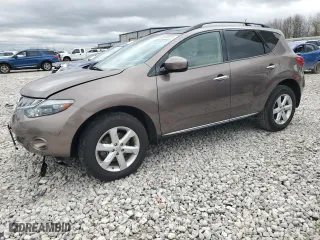 2010 Nissan Murano SL with VIN JN8AZ1MW9AW126133, listed as a Copart auction lot 53648625 with 51,334 mi miles and Clean Title. Bid and sale history available at carsss.com. Image 1.