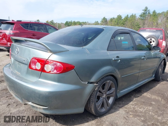 2004 Mazda Mazda6 s with VIN 1YVFP80D545N30474, listed as a IAAI auction lot 42028335 with 1 mi miles. Bid and sale history available at carsss.com. Image 4.