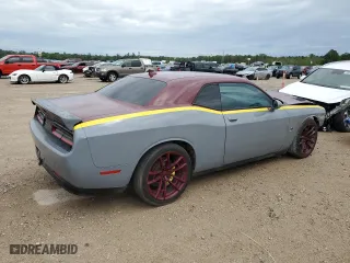 2019 Dodge Challenger R/T Scat Pack with VIN 2C3CDZFJ3KH581485, listed as a Copart auction lot 50421075 with 56,392 mi miles and Salvage Title. Bid and sale history available at carsss.com. Image 3.