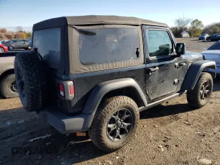 2021 Jeep Wrangler Sport S with VIN 1C4GJXAN4MW697450, listed as a Copart auction lot 81024914 with 75,820 mi miles and Salvage Title. Bid and sale history available at DreamBid. Image 3.