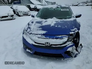 2017 Honda Civic Sedan EX-T with VIN 19XFC1F37HE201311, listed as a Copart auction lot 45459485 with 27,517 mi miles and Salvage Title. Bid and sale history available at carsss.com. Image 11.