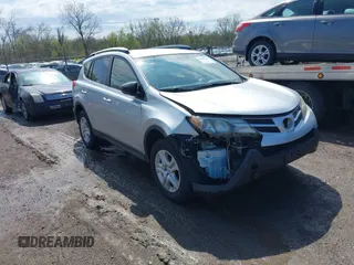2014 Toyota RAV4 LE with VIN JTMBFREV7ED050667, listed as a IAAI auction lot 42082759 with 270,927 mi miles and . Bid and sale history available at DreamBid. Image 1.