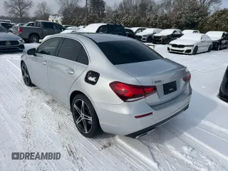 2022 Mercedes-Benz A 220 with VIN W1K3G4EB5NJ334350, listed as a Copart auction lot 43960835 with 93,630 mi miles and Clean Title. Bid and sale history available at DreamBid. Image 2.