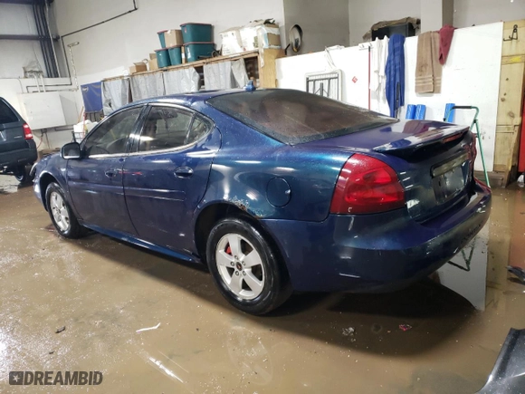 2005 Pontiac Grand Prix with VIN 2G2WP522851142470, listed as a Copart auction lot 47502185 with 0 mi miles and Salvage Title. Bid and sale history available at carsss.com. Image 2.