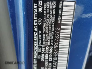 2023 Mercedes-Benz C 43 AMG z VIN W1KAF8HB7PR078262, wystawiony jako Copart lot #71572583 z przebiegiem 6 575 mil mil oraz . Historia ofert i sprzedaży dostępna na DreamBid. Obrazek 12.