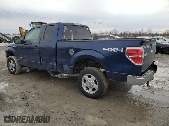2011 Ford F-150 XL with VIN 1FTFX1ET8BFC87344, listed as a Copart auction lot 46576495 with 126,027 mi miles and Salvage Title. Bid and sale history available at carsss.com. Image 2.