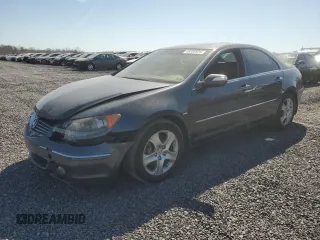 2005 Acura RL with VIN JH4KB16595C009683, listed as a Copart auction lot 48200925 with 105,980 mi miles and Salvage Title. Bid and sale history available at carsss.com. Image 1.