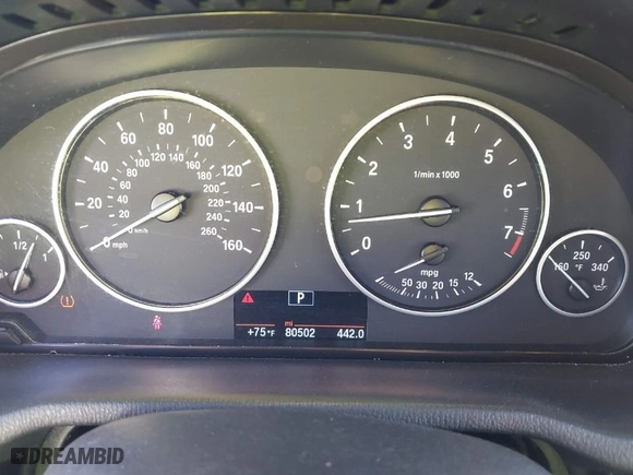 2015 BMW X3 xDrive28i with VIN 5UXWX9C50F0D61157, listed as a IAAI auction lot 41637211 with 80,502 mi miles. Bid and sale history available at carsss.com. Image 7.
