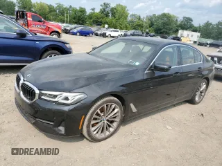 2023 BMW 5 Series 540i xDrive with VIN WBA73BJ05PWY16917, listed as a Copart auction lot 66885104 with 13,421 mi miles and Salvage Title. Bid and sale history available at carsss.com. Image 1.