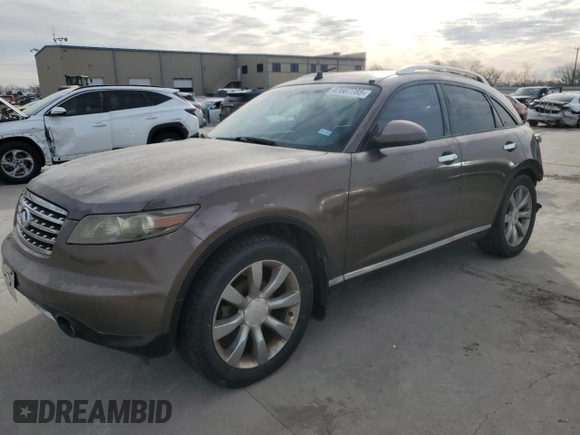 2006 Infiniti FX35 with VIN JNRAS08U66X100173, listed as a Copart auction lot 47667785 with 242,784 mi miles and Clean Title. Bid and sale history available at carsss.com. Image 1.