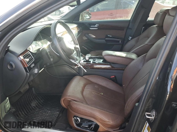 2013 Audi A8 4.0L с VIN WAUR2AFDXDN011157, выставлен на аукционе Copart как лот 85088054 с пробегом 69 084 миль миль и Списание • Salvage title. История ставок и продаж доступна на DreamBid. Изображение 7.