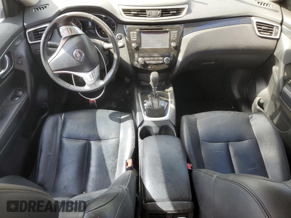 2016 Nissan Rogue SL with VIN 5N1AT2MT8GC754358, listed as a Copart auction lot 53604635 with 153,405 mi miles and Salvage Title. Bid and sale history available at carsss.com. Image 8.