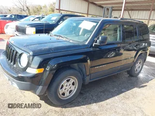 2017 Jeep Patriot Sport with VIN 1C4NJPBA7HD149107, listed as a IAAI auction lot 41465385 with 106,402 mi miles. Bid and sale history available at carsss.com. Image 17.