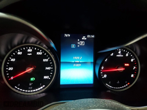 2019 Mercedes-Benz C 300 z VIN 55SWF8EB4KU313072, wystawiony jako Copart lot #63471715 z przebiegiem 51 829 mil mil oraz Szkoda całkowita • Salvage title. Historia ofert i sprzedaży dostępna na DreamBid. Obrazek 9.