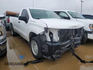 2021 Chevrolet Silverado 1500 Work Truck with VIN 3GCNWAEH9MG275148, listed as a Copart auction lot 75474454 with 34,015 mi miles and Salvage Title. Bid and sale history available at carsss.com. Image 4.