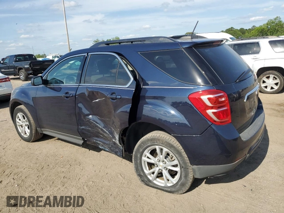 2016 Chevrolet Equinox LT z VIN 2GNALCEK1G6317222, wystawiony jako Copart lot #56852755 z przebiegiem 61 126 mil mil oraz Szkoda całkowita • Salvage title. Historia ofert i sprzedaży dostępna na DreamBid. Obrazek 2.