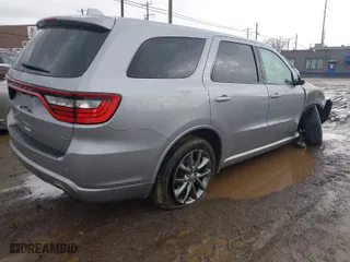 2020 Dodge Durango GT Plus with VIN 1C4RDJDG7LC286294, listed as a IAAI auction lot 41733021 with 93,042 mi miles. Bid and sale history available at carsss.com. Image 4.