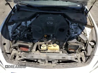 2022 Infiniti Q50 Luxe with VIN JN1EV7BP0NM310310, listed as a Copart auction lot 60804715 with 54,424 mi miles and Salvage title. Bid and sale history available at DreamBid. Image 11.