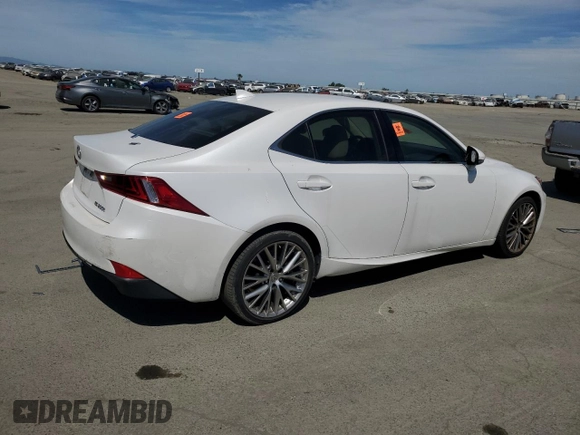 2016 Lexus IS 200t with VIN JTHBA1D25G5032218, listed as a Copart auction lot 52015415 with Not Provided miles and Salvage Title. Bid and sale history available at DreamBid. Image 3.