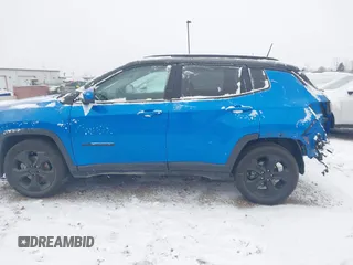 2020 Jeep Compass Altitude with VIN 3C4NJCBB6LT162547, listed as a IAAI auction lot 41362410 with 58,643 mi miles and . Bid and sale history available at carsss.com. Image 14.