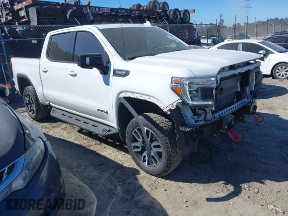 2021 GMC Sierra 1500 AT4 with VIN 3GTP9EED5MG382007, listed as a IAAI auction lot 41679275 with 41,655 mi miles. Bid and sale history available at carsss.com. Image 1.