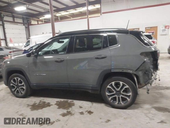 2022 Jeep Compass High Altitude with VIN 3C4NJDCBXNT101483, listed as a IAAI auction lot 41573157 with 18,473 mi miles and . Bid and sale history available at DreamBid. Image 14.