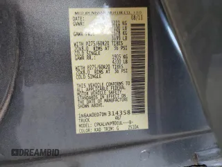 2013 Nissan Titan SL with VIN 1N6AA0ED7DN314358, listed as a Copart auction lot 44045835 with 128,038 mi miles and Salvage Title. Bid and sale history available at carsss.com. Image 15.