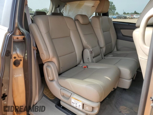 2013 Honda Odyssey EX-L with VIN 5FNRL5H68DB075153, listed as a Copart auction lot 60887325 with 263,001 mi miles and Salvage title. Bid and sale history available at DreamBid. Image 11.