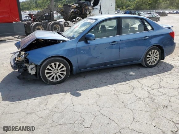 2008 Subaru Impreza Sedan (Natl) i w/Premium Pkg with VIN JF1GE61668H503279, listed as a Copart auction lot 71497924 with 123,443 mi miles and Salvage Title. Bid and sale history available at carsss.com. Image 1.