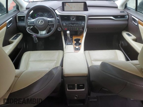 2018 Lexus RX with VIN 2T2BGMCA3JC022013, listed as a Copart auction lot 44039465 with 52,878 mi miles and Salvage Title. Bid and sale history available at carsss.com. Image 8.